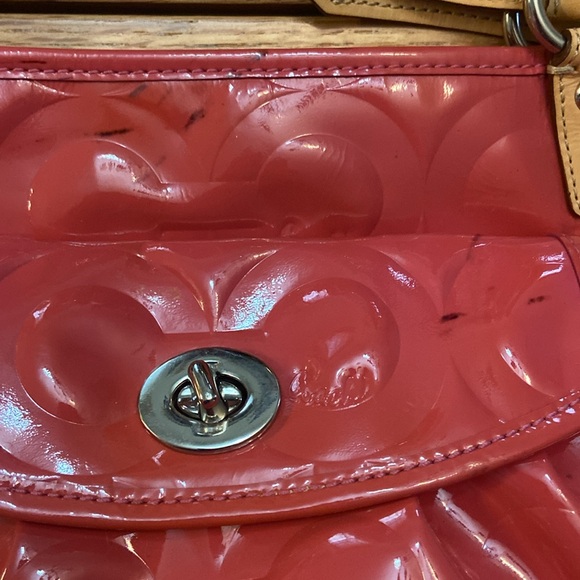 Coach pink patent leather tote - Picture 9 of 9